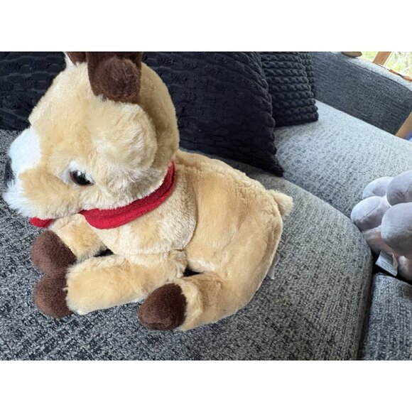 Lindt Gund Reindeer Plush Christmas Holiday Stuffed Toy Deer 7"‎ Vintage - Picture 5 of 6